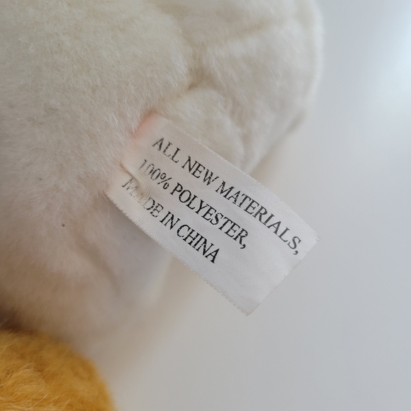 Two Cuddle Bears Vintage 1990s Full Stuffed Teddy Bears Caramel and White - Picture 14 of 14